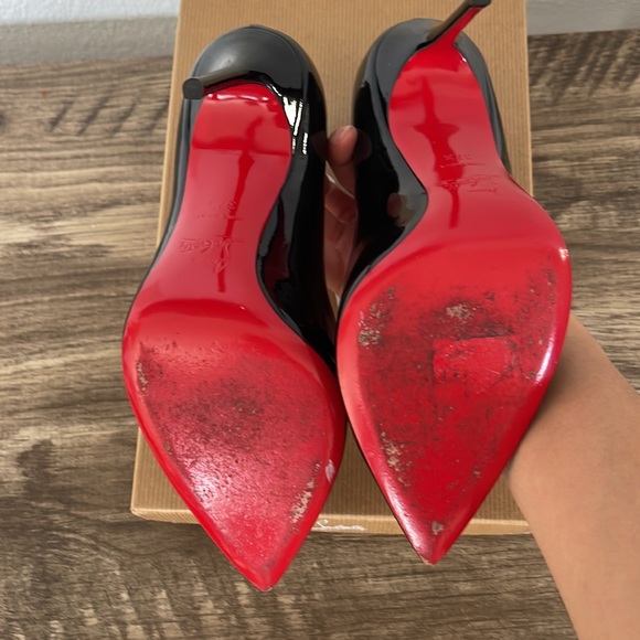 Louboutin Corneille Stiletto 100 Patent Black - Picture 5 of 8